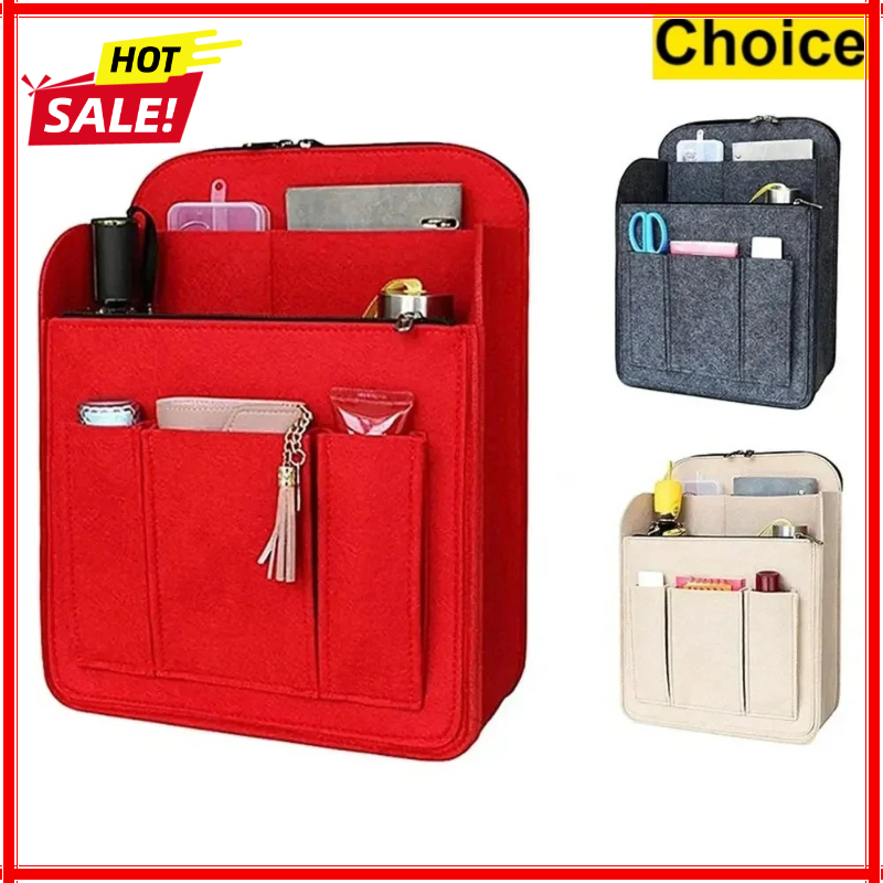 Backpack Insert Organizer - Make-up-Organizer, Filzeinsatztasche für den Innenbereich, Reisetasche,
