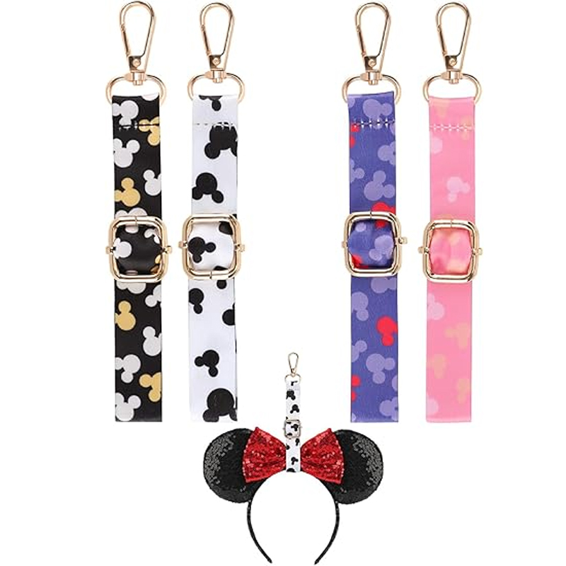 Backpack Insert Organizer - Mickey-Maus-Ohrenhalter für Rucksacktaschen, Perlen-Lanyard-Schlüsselanhänger, Reisezubehör, Stirnband,