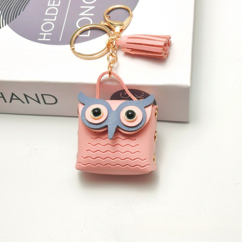 Backpack Insert Organizer - Mini-Münzbörse Schlüsselanhänger Niedliche Eule Rucksack-Taschenanhänger Wechseltasche