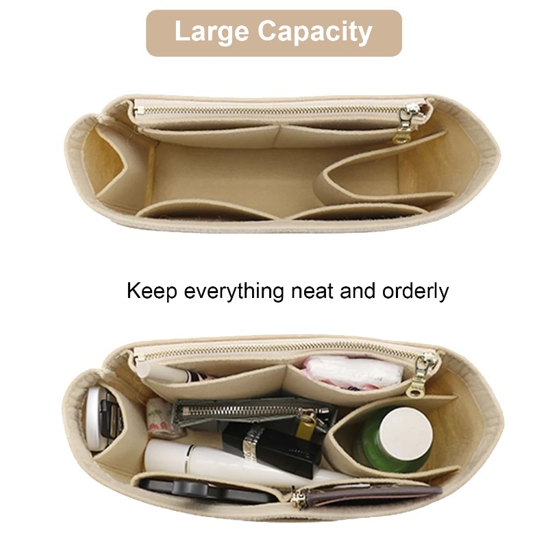Backpack Insert Organizer - Leichter Rucksack-Innentaschen-Geldbörsen-Organizer-Einsatz für Handtaschen, Filztaschen-Einsatz, Trennwände
