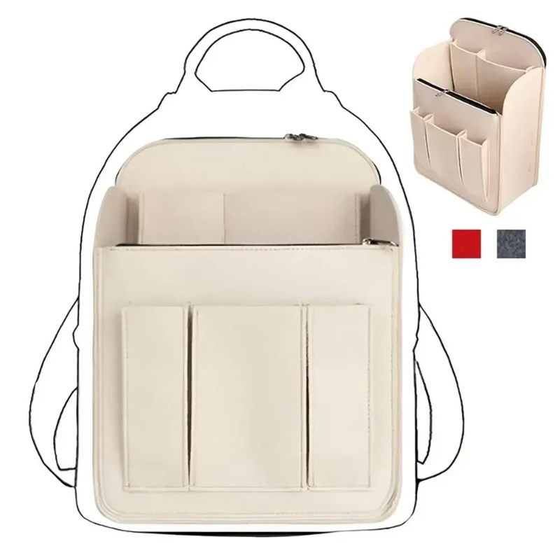 Make-up-Organizer, Filzeinsatz – Backpack Insert Organizer Bewertung und Preis